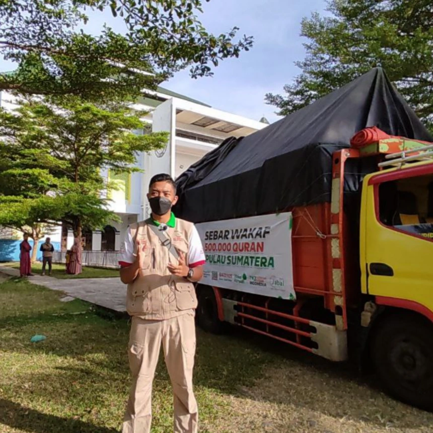 Kloter Pertama Tim Ekspedisi Sebar Wakaf Quran Sumatera Siap Menjalankan Misinya di Hari ke-7