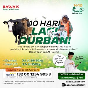 10 Hari Lagi Kurban