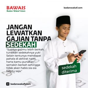 Jangan Lewatkan Gajian Tanpa Sedekah!