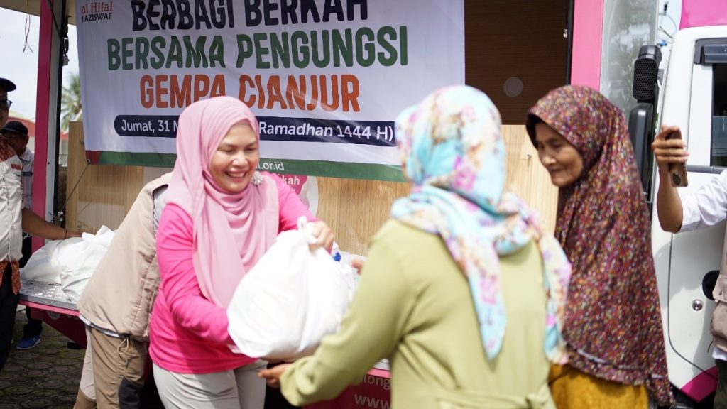 Laporan Penyaluran Program Ramadhan Berbagi Berkah Bersama Pengungsi Cianjur