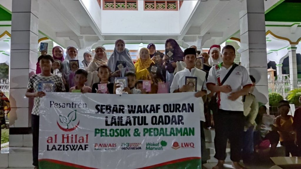 Penyaluran Quran Lailatul Qadr Untuk Masjid Besar Istiqomah Pameungpeuk