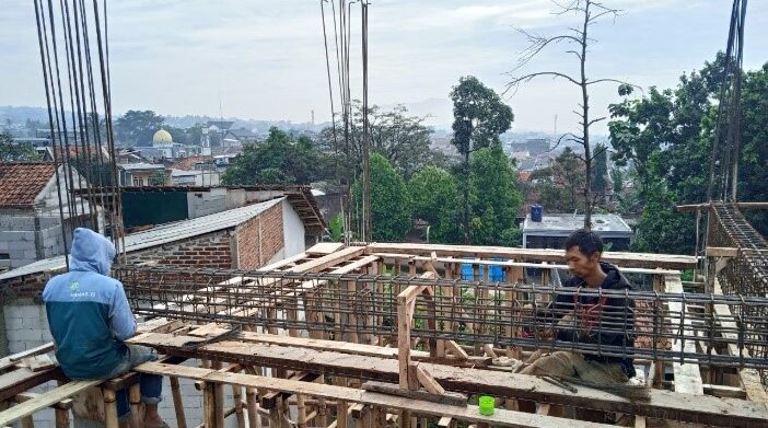 Proses Pembangunan Masjid Pesantren Yatim Cibiru Memasuki Tahap Pengerjaan Lantai 3