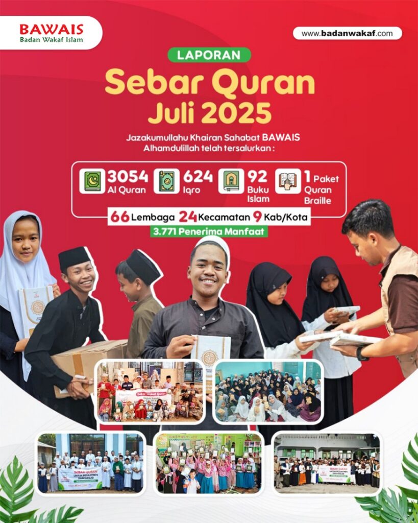 Laporan Program Sebar Quran Juli 2025