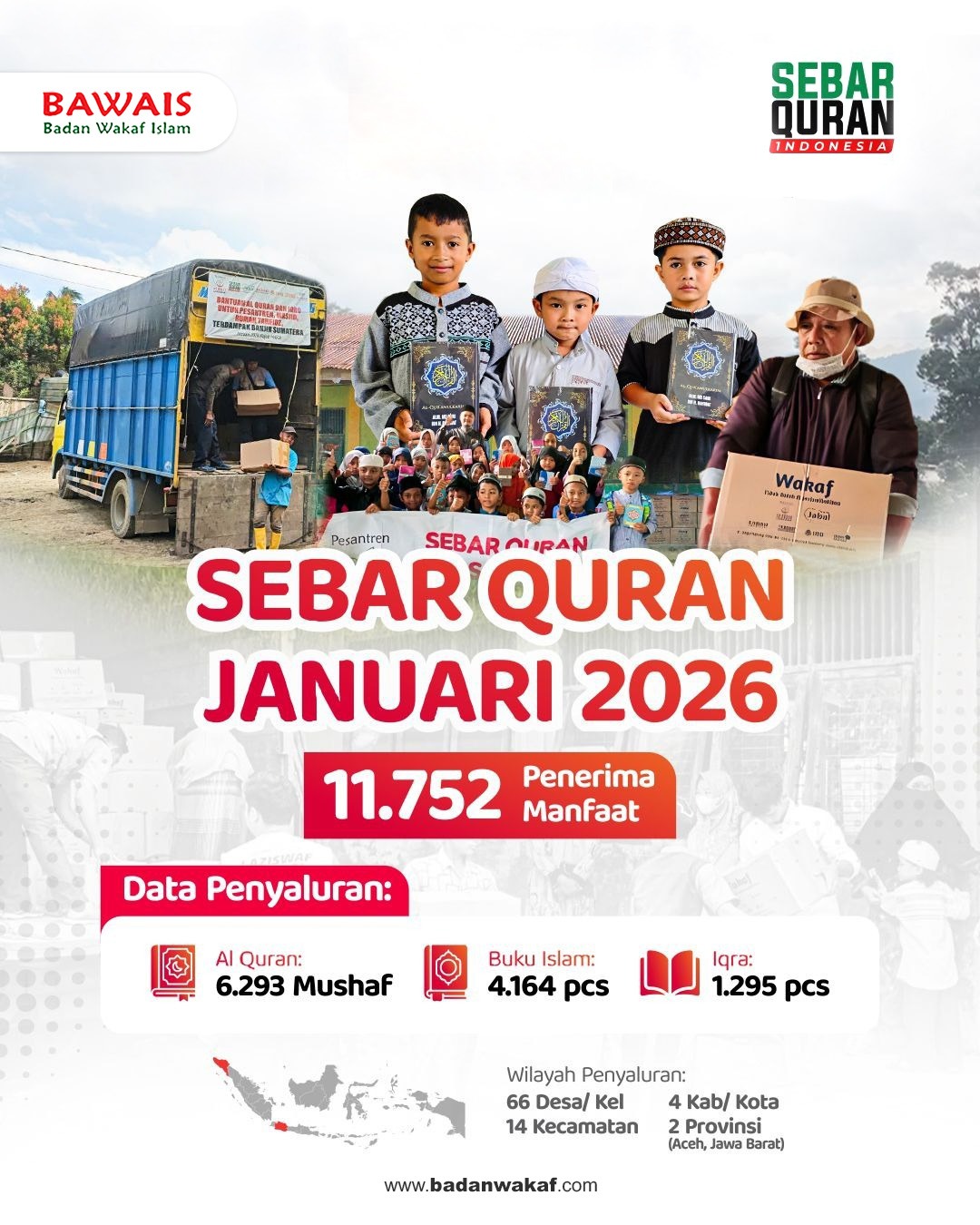Laporan Sebar Qur'an Periode Januari 2026